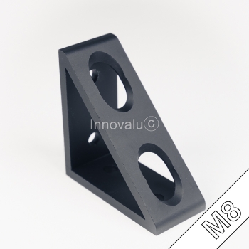 Preview: Angle Bracket 90° P40 Compact XL – black anodized Preview: Angle Bracket 90° P40 Compact XL – black anodized